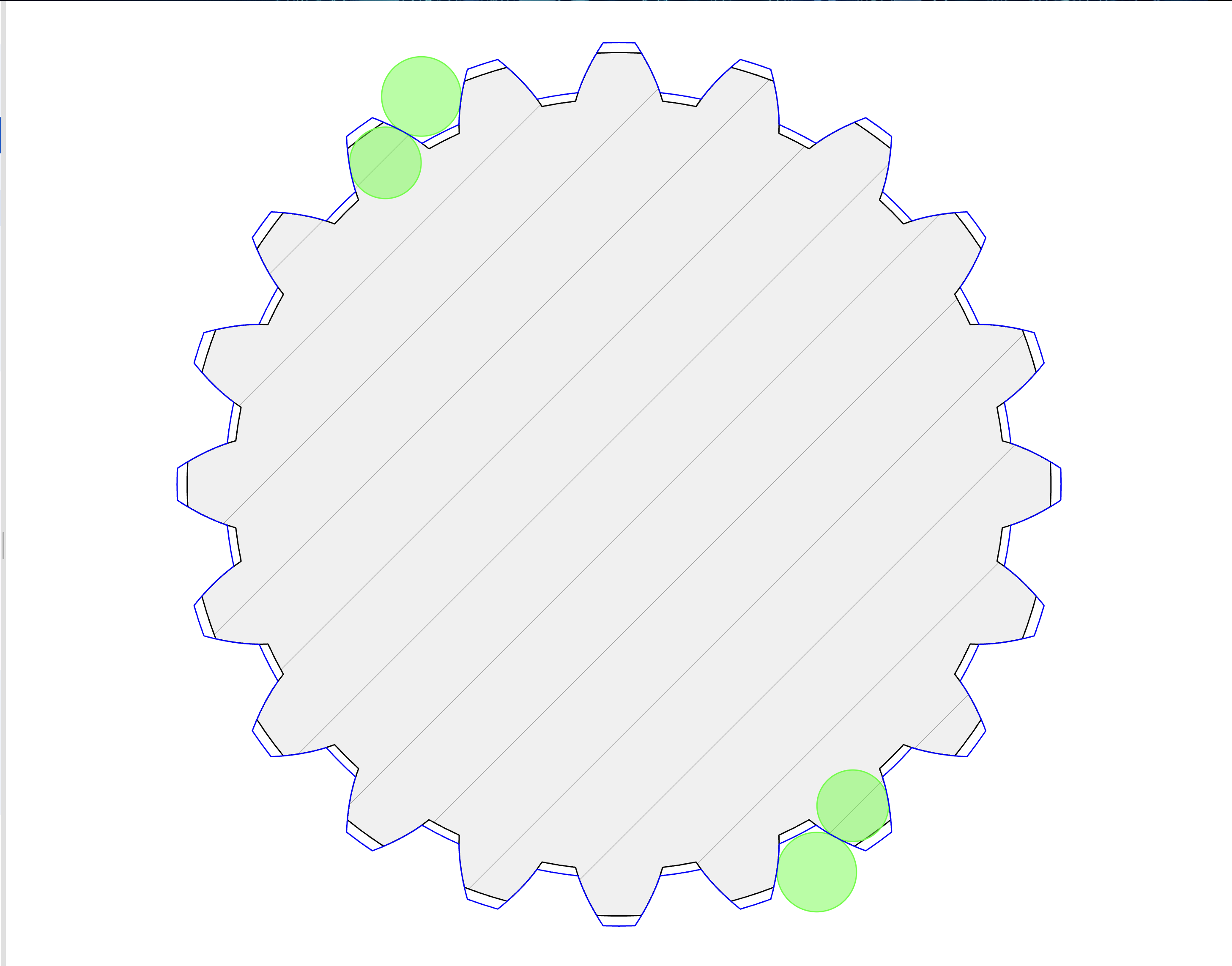 Clean SVG technical drawing of a 24-tooth involute spline